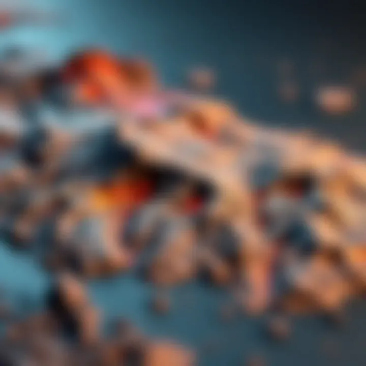 Volcanic Rock Distribution Map Geological map highlighting volcanic rock distribution