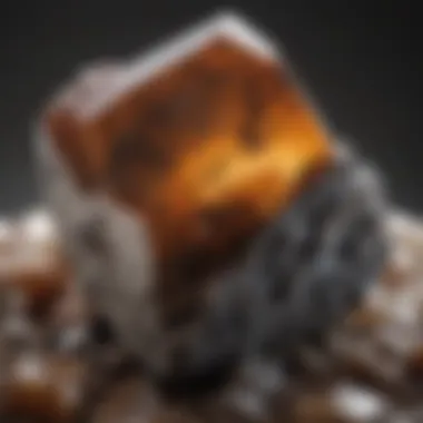 Polished Mineral Result Close-up of a polished mineral after Dremel use