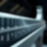 Detailed view of refractometer scale