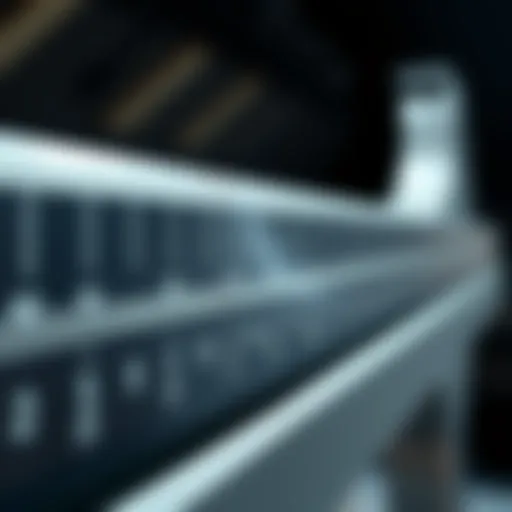 Detailed view of refractometer scale