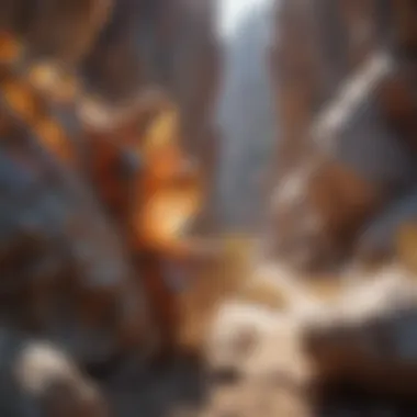 Natural Geological Formations An educational display of geological formations in nature