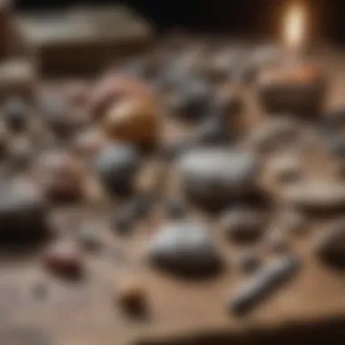 Essential Identification Tools Tools used for rock and mineral identification on a table