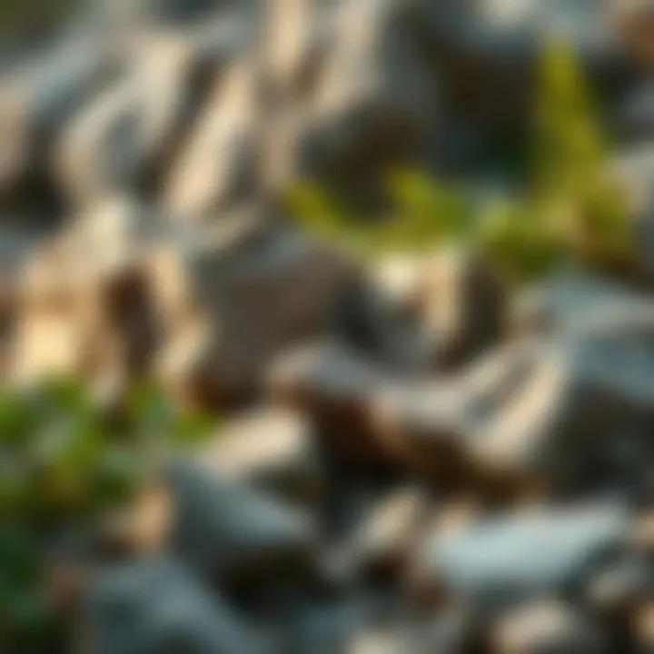 Rocks in Their Natural Environment Nature scene featuring rocks and minerals in their natural habitat
