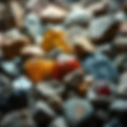 A stunning array of various rock types showcasing their unique textures and colors
