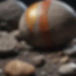 A detailed view of essential materials for rock polishing.