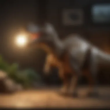 Dino Light Lamps as Collectible Decor A collection of dino light lamps displayed as decorative items