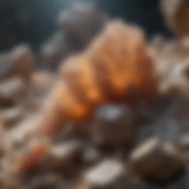 Natural Habitat of Dragonscale Calcite Geological formation where dragonscale calcite is typically found, highlighting its natural environment