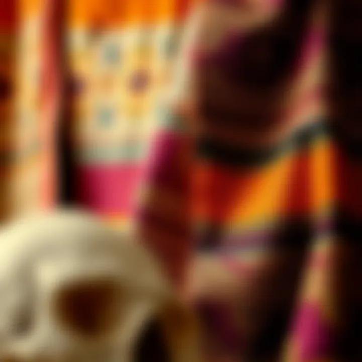 A collection of traditional Indian textiles and patterns