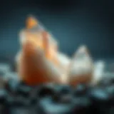 Geological formations of bulk crystal points