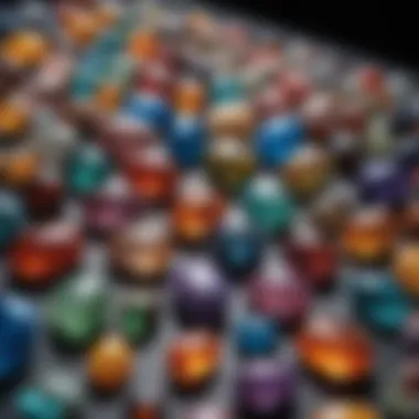 Different types of cabochon gemstones showcasing their beauty