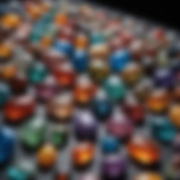 Different types of cabochon gemstones showcasing their beauty