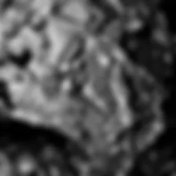 Close-up of obsidian's glossy surface showcasing its unique texture