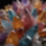 A stunning array of colorful crystals showcasing their diverse forms and hues.