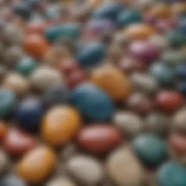 Diverse Geo Stones: A Collector's Paradise A vibrant collection of various geo stones