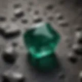 Close-up of ion emerald green pigment showcasing its vibrant hue