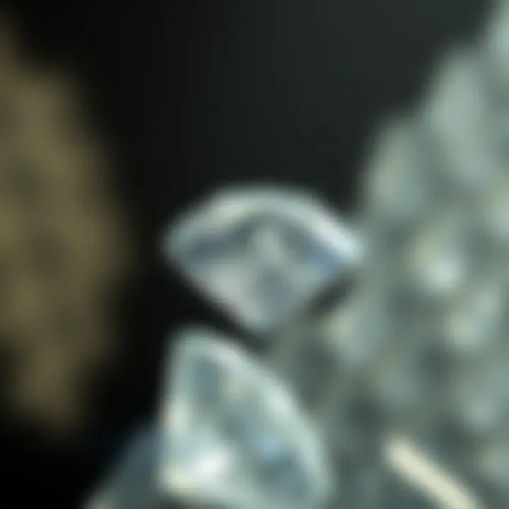 Chemical Structure of Diamonds Chemical structure of diamonds illustrating their unique atomic arrangement.