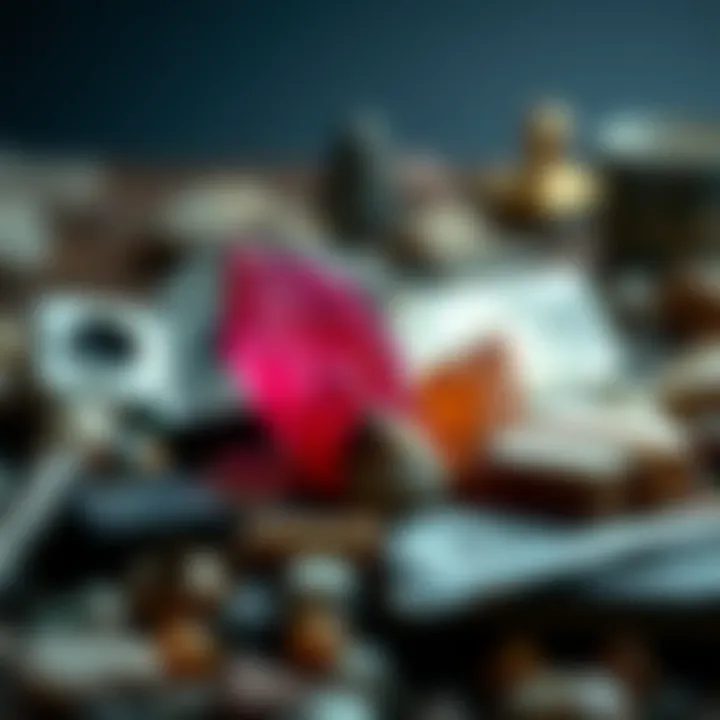 Safety gear and tools essential for crystal collecting
