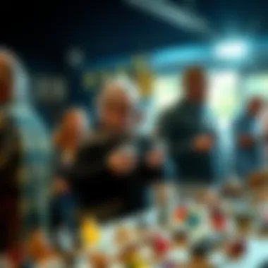 Gem Collector Community Gathering A vibrant community gathering of gem collectors sharing their finds and experiences.