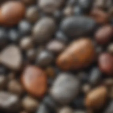 Diversity in Metallic Rock Types An assortment of different types of metallic rocks arranged artistically.