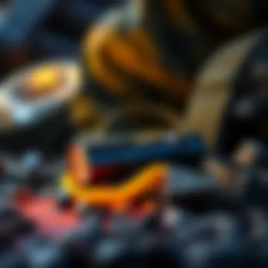 Illustration of practical applications of UV tactical flashlights