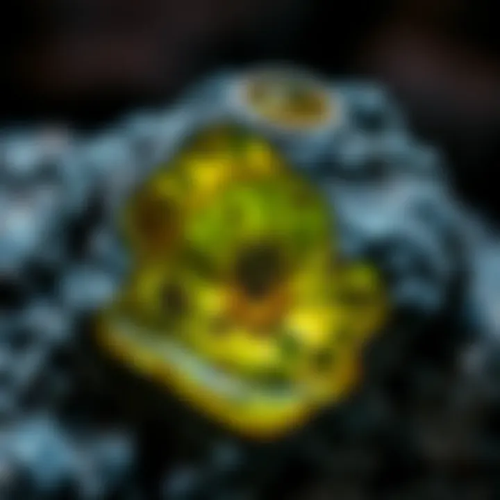 Artistic Depiction of Pallasite Formation Artistic representation of the formation of pallasite peridot