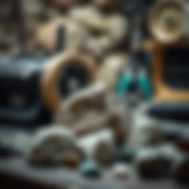 Rock Tumbling Gear Essentials Essential equipment for rock tumbling, including a tumbler and abrasives