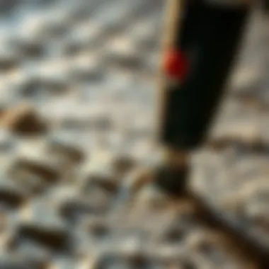 Dremel Tool Engaged with Stone Dremel tool in action on a stone surface