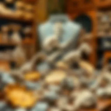 A vibrant display of Fossil collectibles used as educational tools