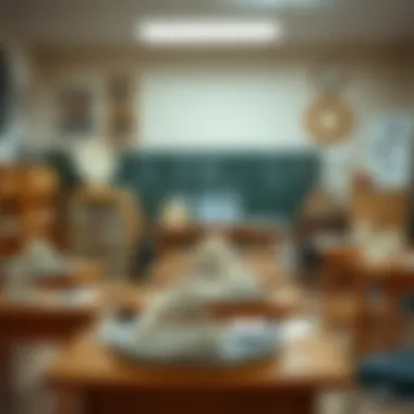 Stylish Fossil products showcased in an educational setting