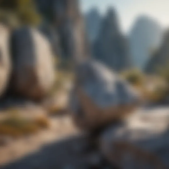 Stunning landscape featuring granite formations in a natural setting