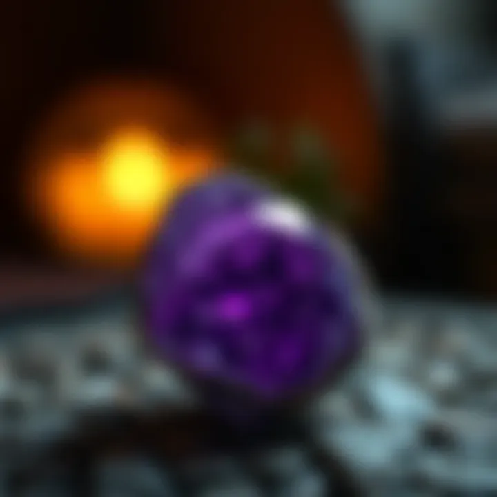 Amethyst: The Gem of Tranquility Deep purple amethyst showcasing its rich color