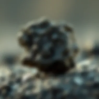 Rare Meteorite Insights A close-up view of a rare type of meteorite.