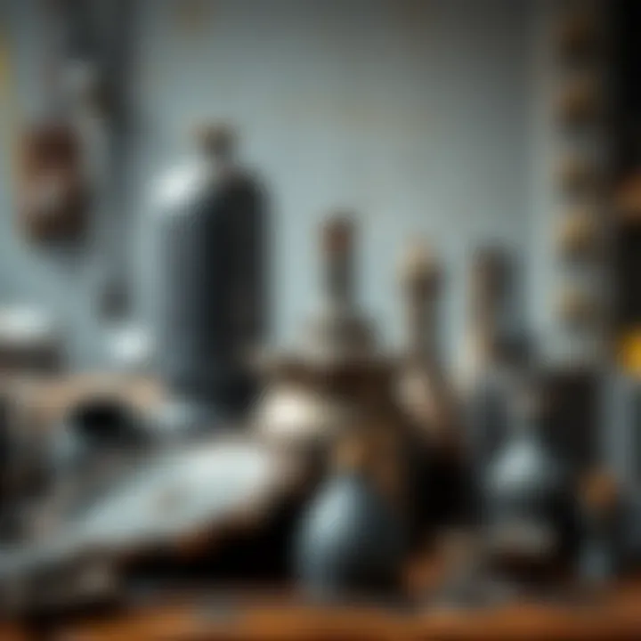 A selection of polished iron pieces used in modern industrial applications