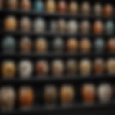 The Evolution of Tumblers A historical display illustrating the evolution of tumblers through the ages