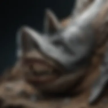 Geological Context of Megalodon Teeth Geological layers revealing fossilized megalodon teeth
