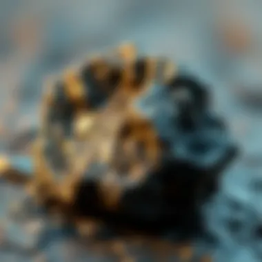 Close-up of the chemical composition of the Sikhote-Alin meteorite