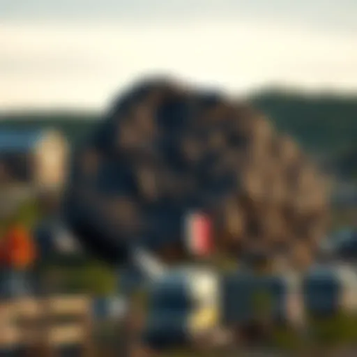 A stunning view of the Sikhote-Alin meteorite in its natural setting