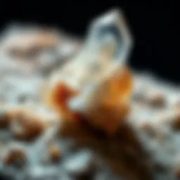 Close-up of a stunning mineral crystal formation
