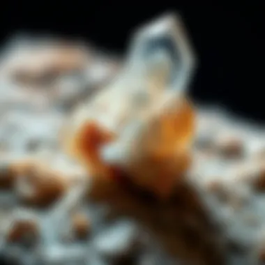 Magnificent Mineral Crystals Close-up of a stunning mineral crystal formation