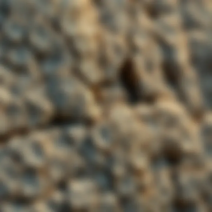 Intricate Rock Textures Textured surface of a unique rock formation