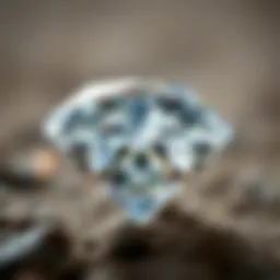 A dazzling diamond showcasing its brilliance and clarity