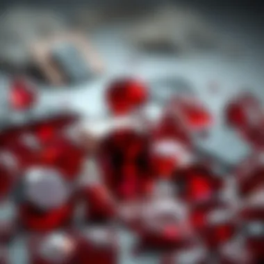 Diversity of Garnets An assortment of garnets in various shapes and settings, highlighting their versatility.