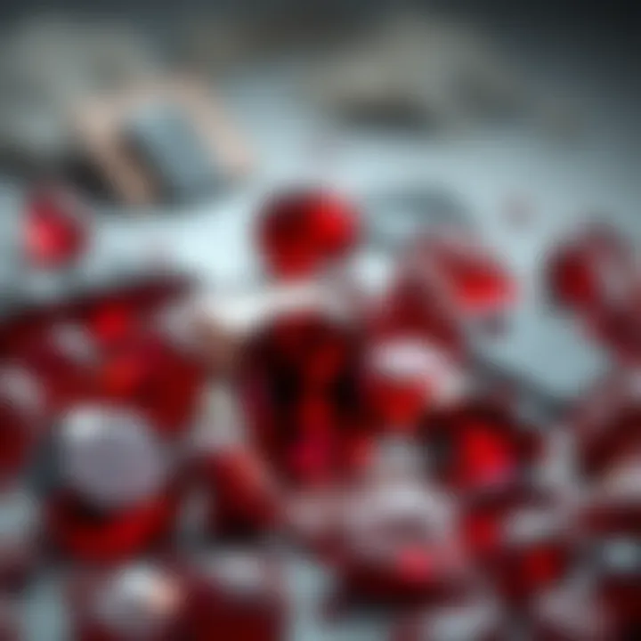 Diversity of Garnets An assortment of garnets in various shapes and settings, highlighting their versatility.