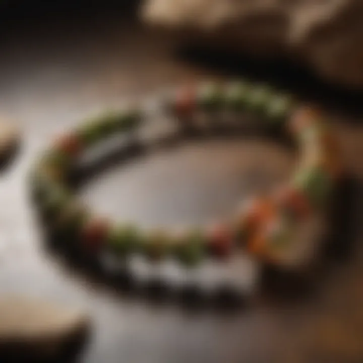 Care tips for maintaining the beauty of unakite bracelets