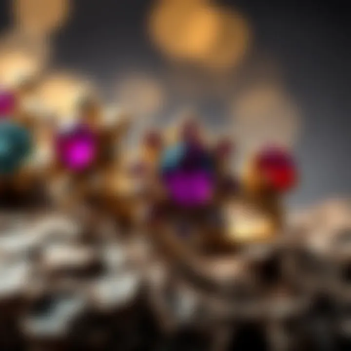 Artisan jewelry featuring ruby fuchsite set in elegant designs