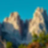 A detailed view of Colorado's granite formations