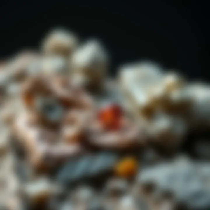 Common Copper-Bearing Minerals Illustration of common copper-bearing minerals found in various geological settings.