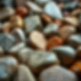A close-up of various polished rocks showcasing their distinct colors and patterns.