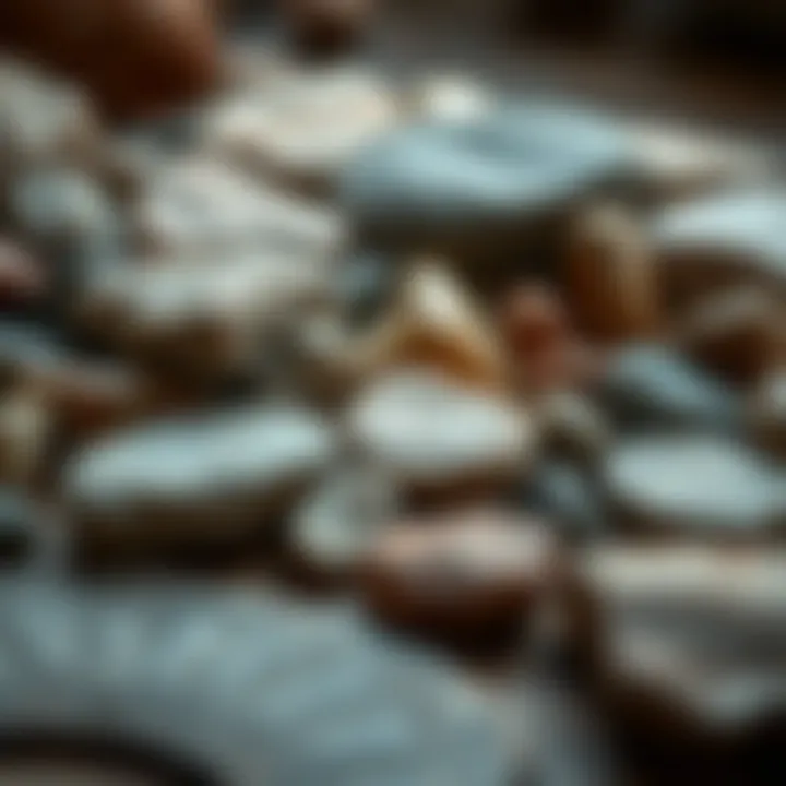 Types of Stone for Carving Various types of stones laid out, highlighting their suitability for carving