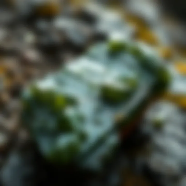 Geological Formation of Moldavite in Nature Geological formation of moldavite in its natural setting